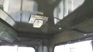 PSI MB-4 Aircraft Tug/ Snow Plow Truck: Cabin LED Lighting