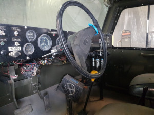 PSI MB-4 Aircraft Tug/ Snow Plow Truck: Drivers Seat
