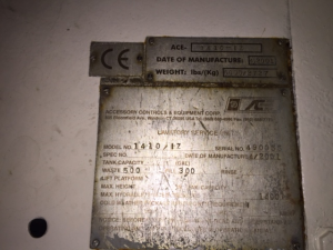 TLD Lavatory Service Vehicle