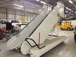 Passenger boarding stairs