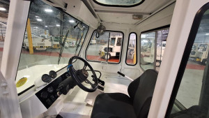 Trowin Industries Mark III Low Profile Tow Tractor - Inside Drivers Side View